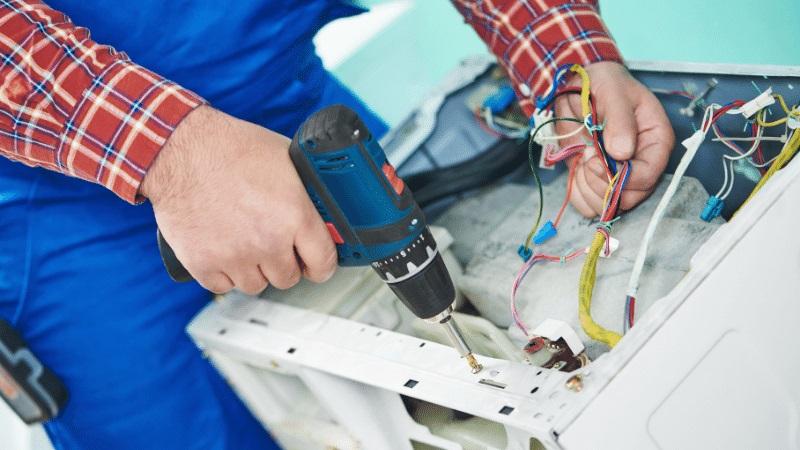 Salihli Carrier Carrier çamaşır makinesi kart tamiri – Su almama arızası orijinal parça ile giderildi. - Teknik servis örneği